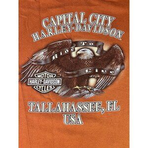 2013 Harley Davidson T-shirt Capital City Tallahassee Ride To Live Florida